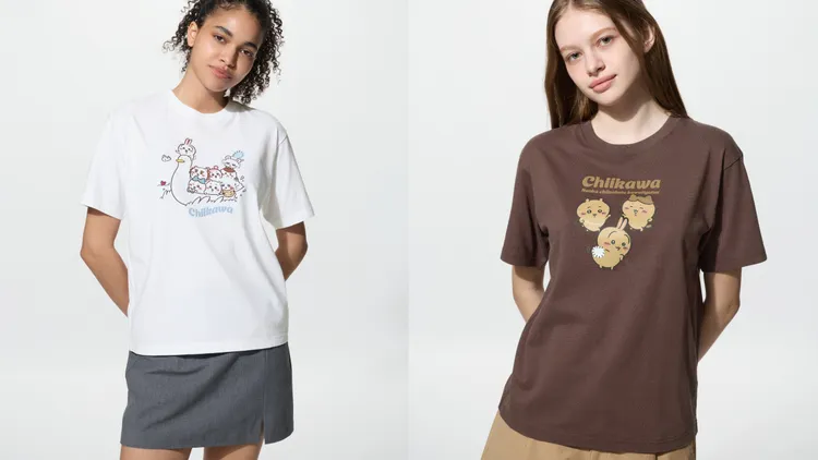 UNIQLO CHIIKAWA UT印花T恤，各490元。品牌提供