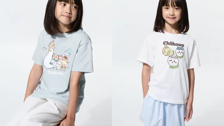 UNIQLO童裝CHIIKAWA UT印花T恤，各390元。品牌提供