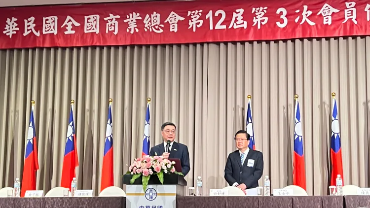  行政院長卓榮泰昨出席商總會員代表大會，力挺服務業拓展國際市場，辦理2026台灣服務業國際博覽會。商總提供