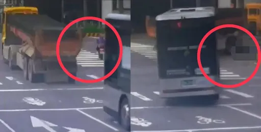 高雄死亡車禍！聯結車右轉疑視線死角　擦撞機車女乘客命喪輪下