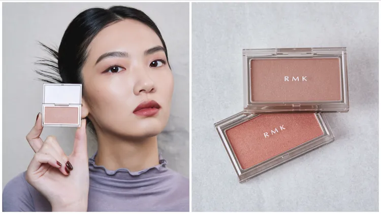 RMK透光立體頰采，Model示範#EX-06 Moroccan Pink，各1250元。