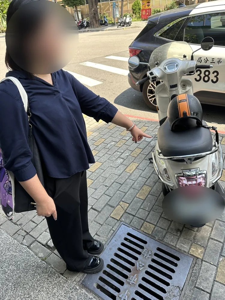 忘了騎機車買晚餐...陳女隔天嚇以為被偷！翻攝畫面