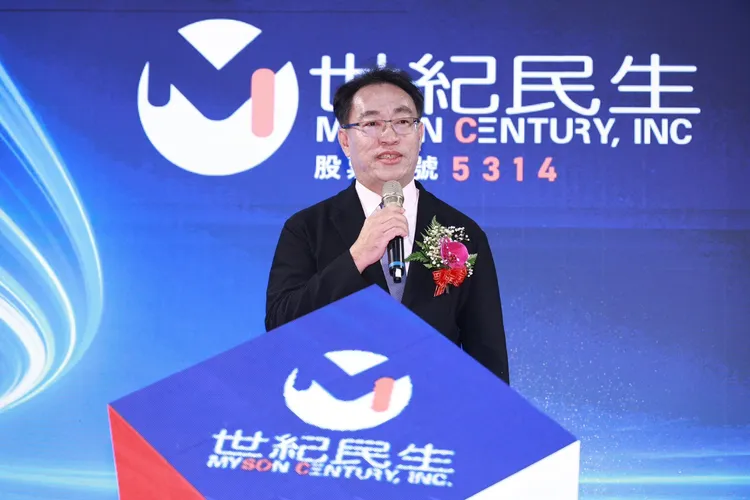 總裁張祐銘談起將前進馬來西亞，並佈局東南亞市場。彭欣偉攝