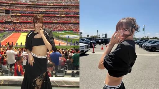 Lisa才傳分手無名指冒出稀有戒指　朝聖世界盃幽默喊「只是看熱鬧」
