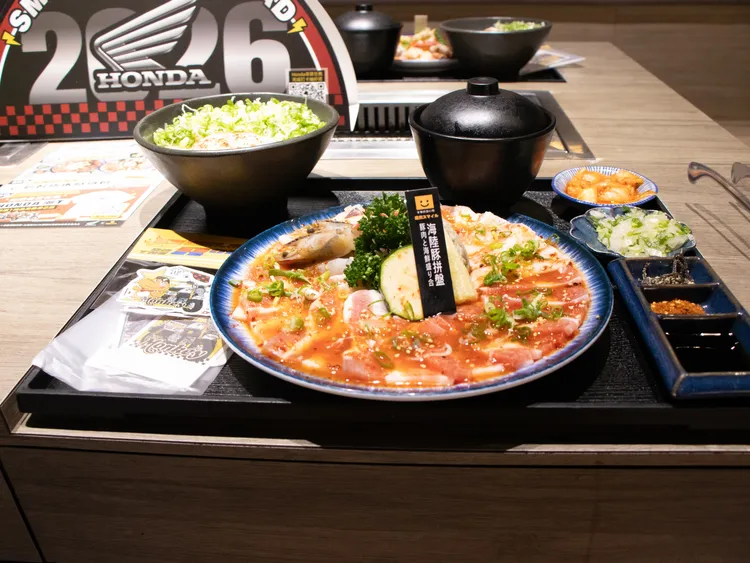 Honda Motorcycle聯名套餐。燒肉Smile提供