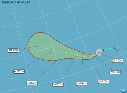 挑戰風王巴威！白海豚將變強颱　專家曝對台影響