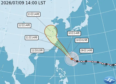 巴威颱風周六最猛烈　北部將迎「近年最有感颱風」