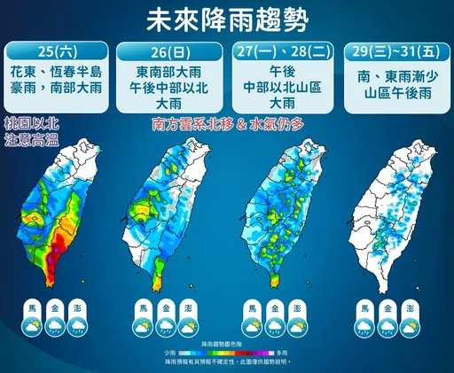 紅霞颱風警報解除！外圍環流仍帶雨勢　午後防短延時大雨