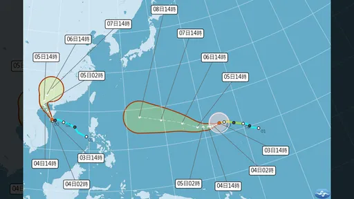 巴威估入夜成強颱　10日最接近台灣