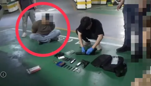 警喊話保護孕妻胎兒奏效！幫派男棄械投降　車內藏4槍毒品全曝光