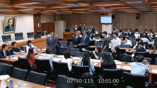 李洋「罰站」影片全程還原　兩女綠委連珠炮大戰羅廷瑋讓他不敢坐