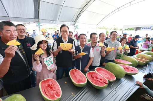 桃園蓮花季開幕！　西瓜評鑑、超級大南瓜頒獎同步登場