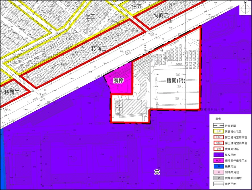 黃線Y8站聯合開發案，基地位於建工路包括高科大與高雄高工校地，佔地面積1.24公頃，未來總開發量體達3.8萬坪。高市都發局提供