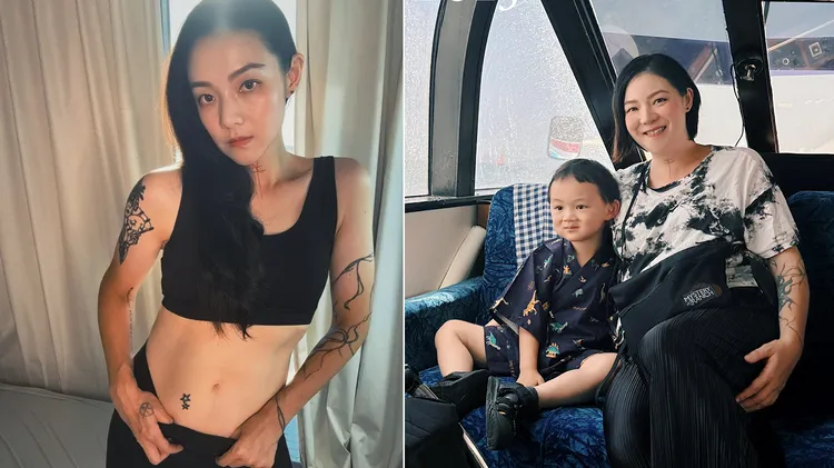 歐陽靖為了不成為家人負擔，努力減肥1年效果驚人。翻攝歐陽靖臉書