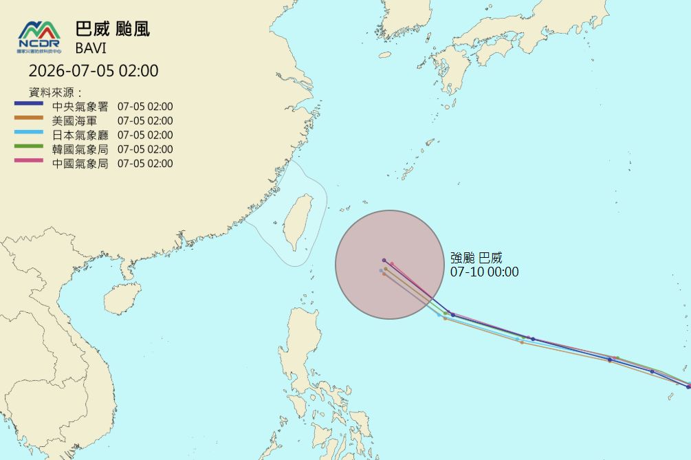 巴威颱風太巨大「全台都受影響」 專家:西北颱易嚴重淹水