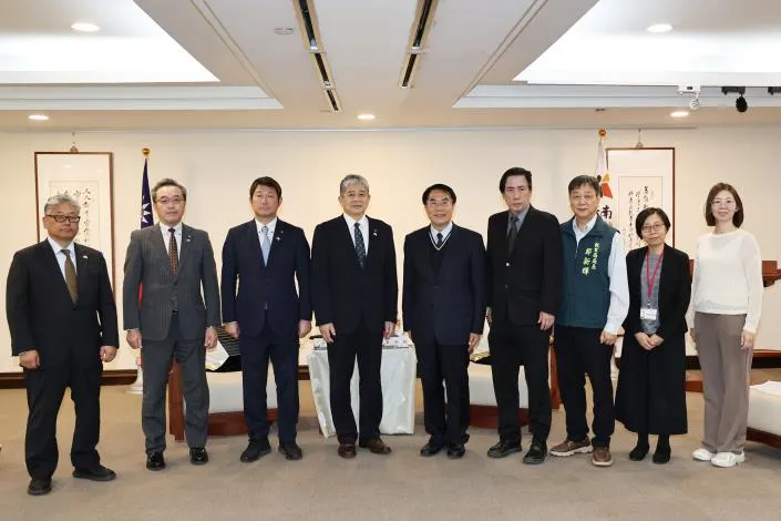 與南市府締結姊妹市的宇城地域，這次是震度最大區域，黃偉哲第一時間表示關心。市府提供