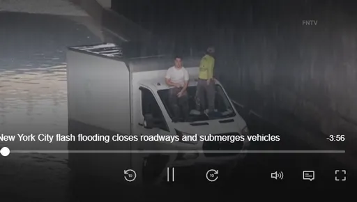 紐約淹了！暴雨灌爆畫面驚人　車輛險沒頂、蘇活區成「小河」