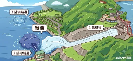 巴威颱風來襲！　石門水庫排砂隧道今上午調節性放水