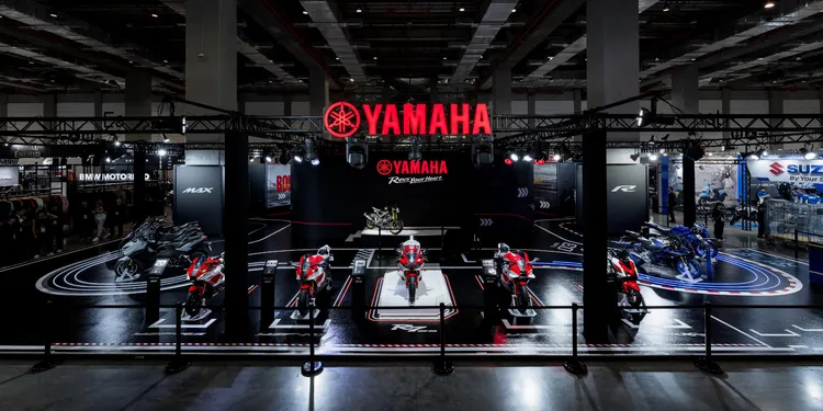 YAMAHA於2026台北國際重型機車展以「Feel the Difference」為主題參展，展出完整大型重機產品陣容。業者提供