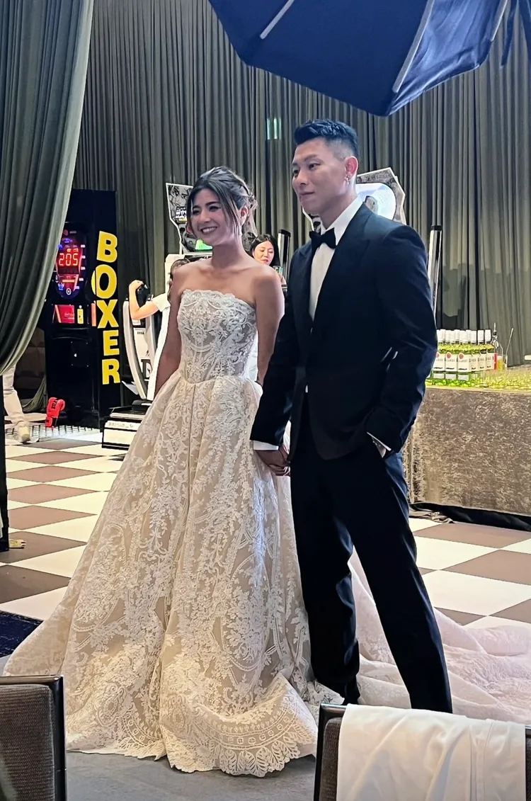 歌手HowZ出席瘦子這場浪漫婚禮。翻攝HowZ　IG限動