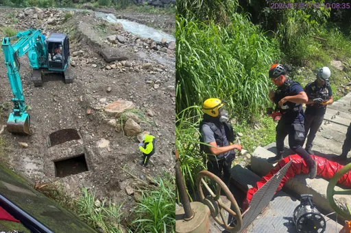 巴威颱風前戲水失蹤　男子遭吸入引水道　警消找6天終尋獲遺體