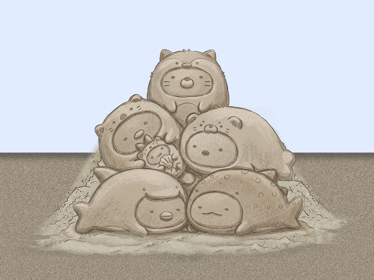 拉拉熊、角落小夥伴齊聚八里 城市沙雕展8月登場!16座主題沙雕免費看