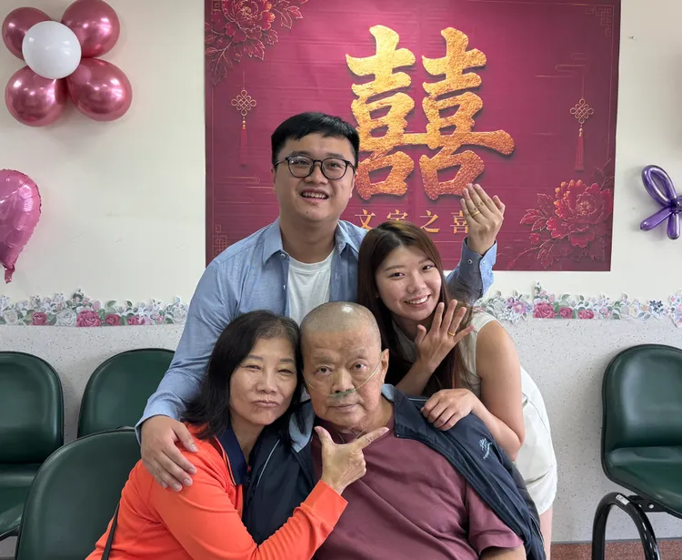 在家人眼中，賴先生始終是個溫和、重情重義的「好好先生」。院方提供