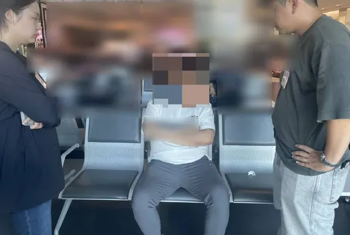 抓到了！打傷矢板明夫黑衣人是中國籍　台中國際機場落網