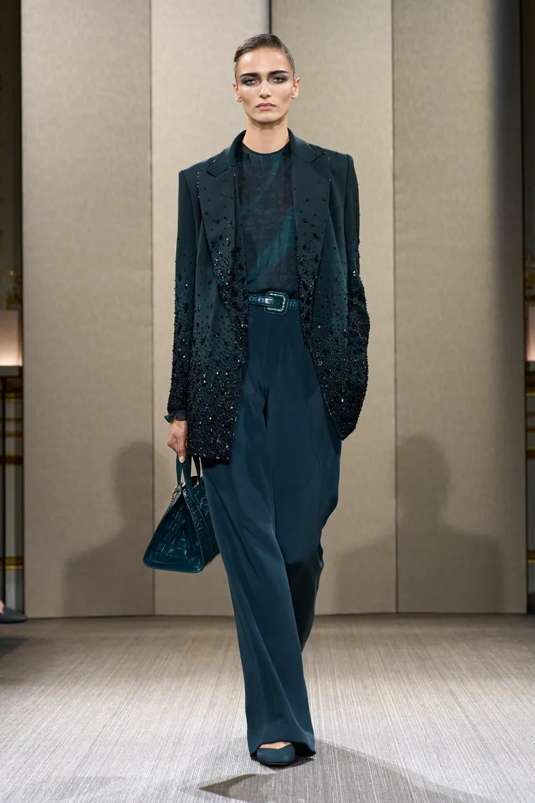 GIORGIO ARMANI 2026秋冬高訂系列。品牌提供