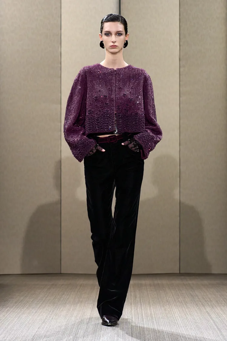 GIORGIO ARMANI 2026秋冬高訂系列。品牌提供