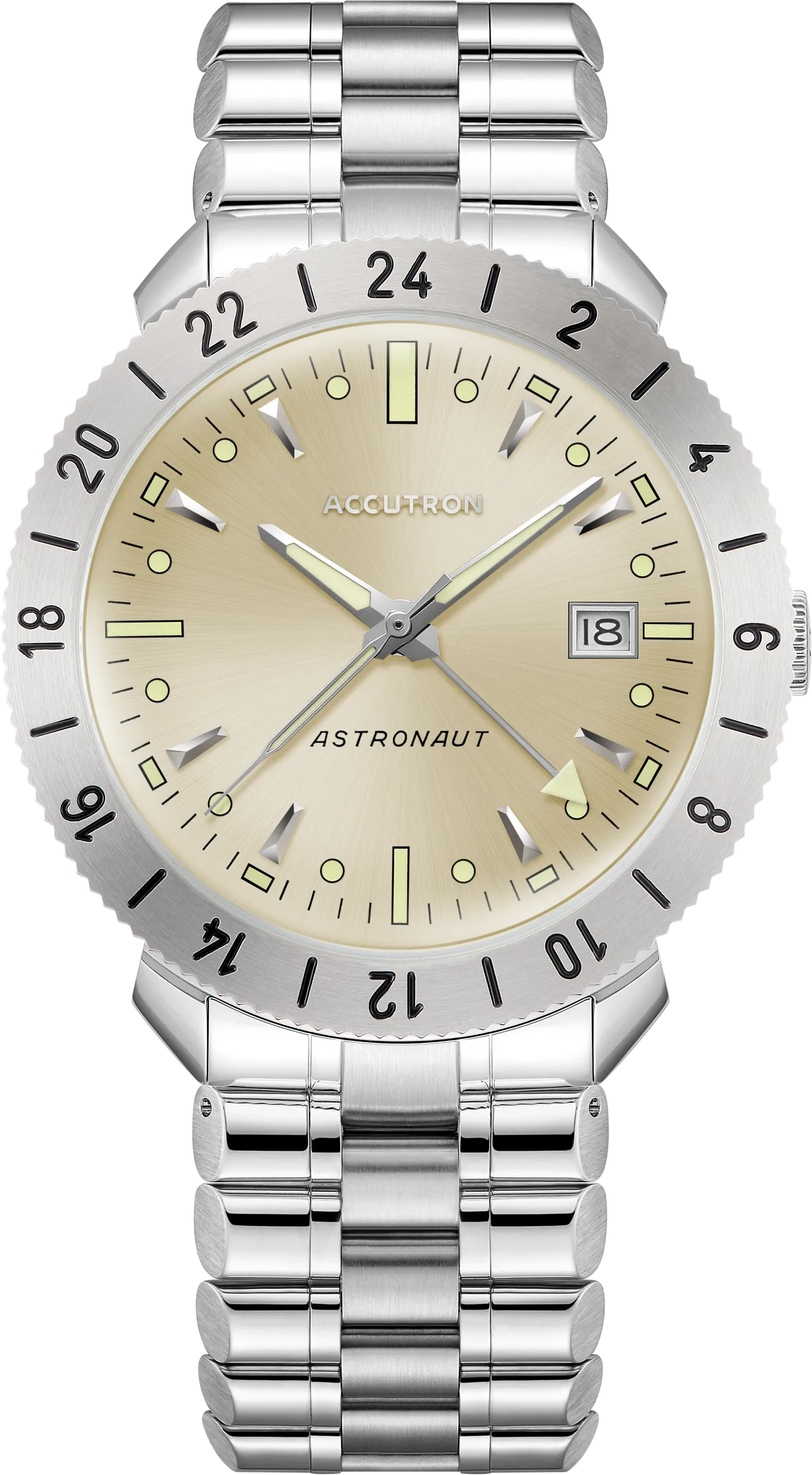 BULOVA ACCUTRON Astronaut五級鈦金屬腕錶26B204A，9萬6800元。品牌提供