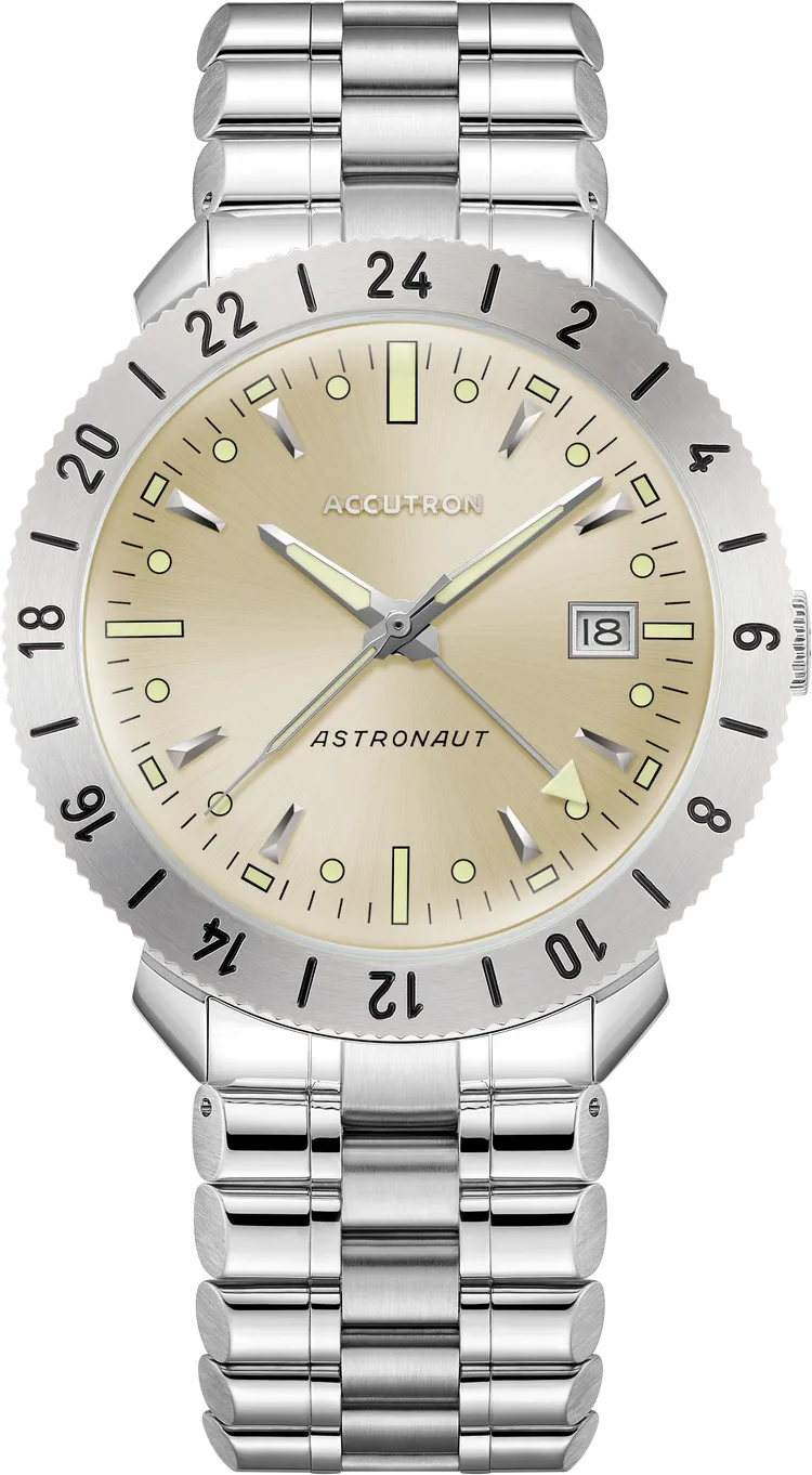 BULOVA ACCUTRON Astronaut五級鈦金屬腕錶26B204A，9萬6800元。品牌提供