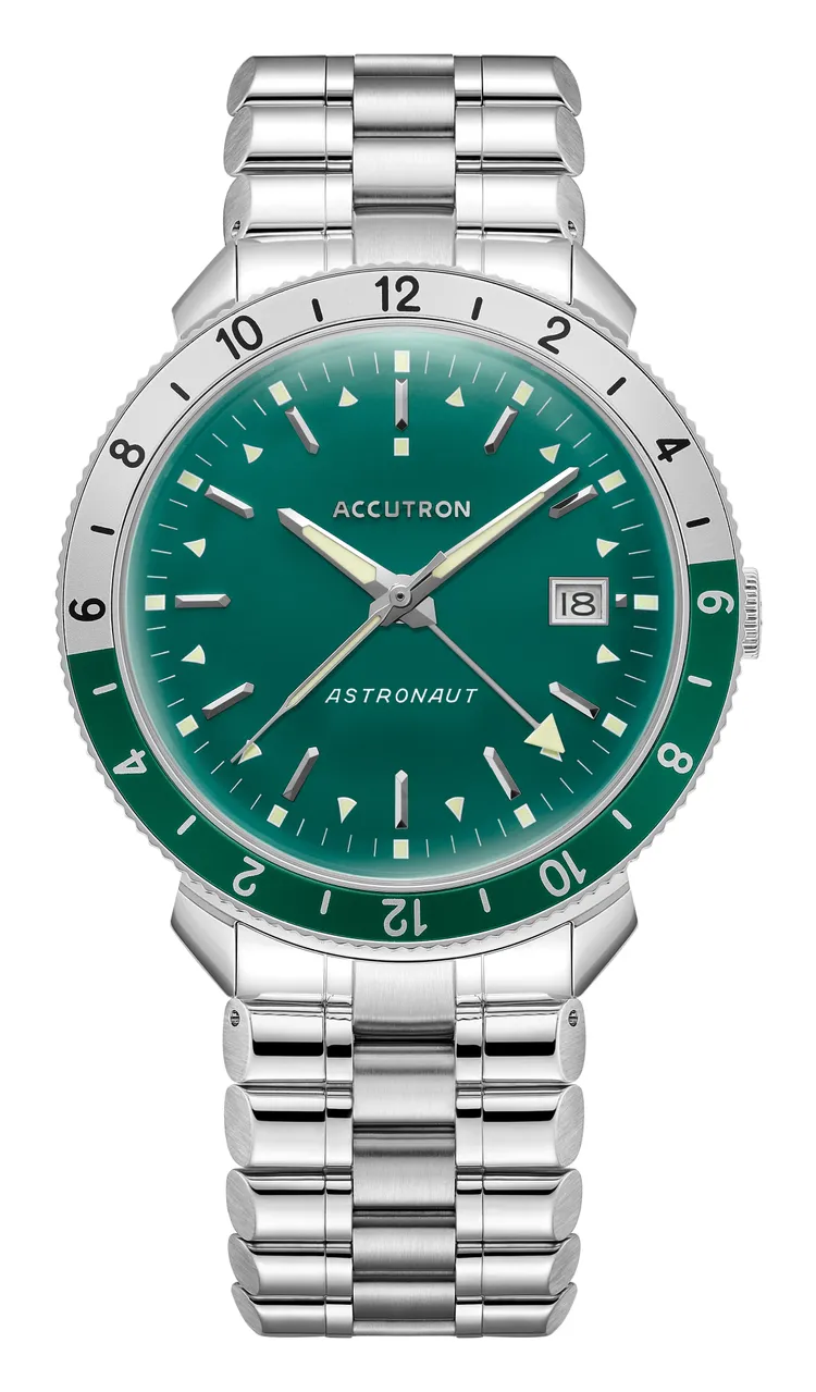 BULOVA ACCUTRON Astronaut腕錶26B205，7萬1800元。品牌提供