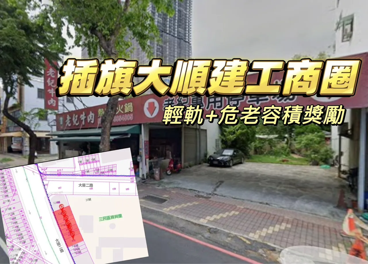 大順路輕軌旁256坪透天2.8億易主　華尚插旗軌道宅房價估邁向5字頭
