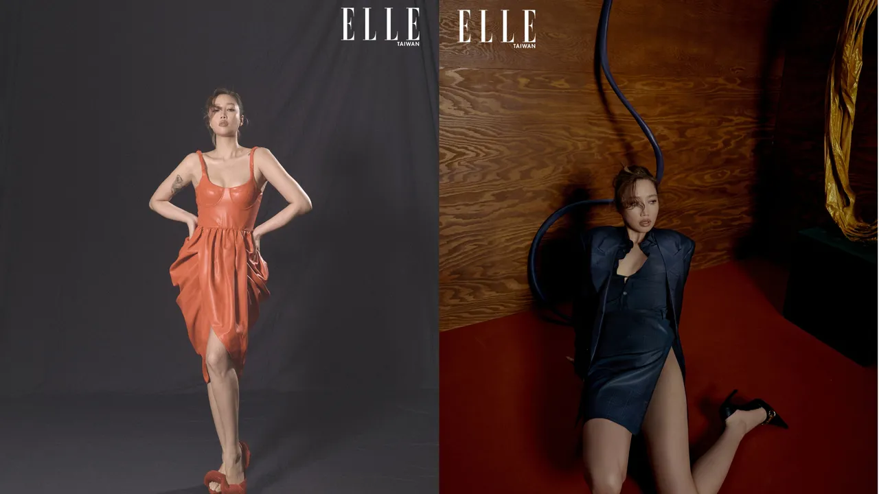 A-Lin拍攝《ELLE》封面。《ELLE》國際中文版提供