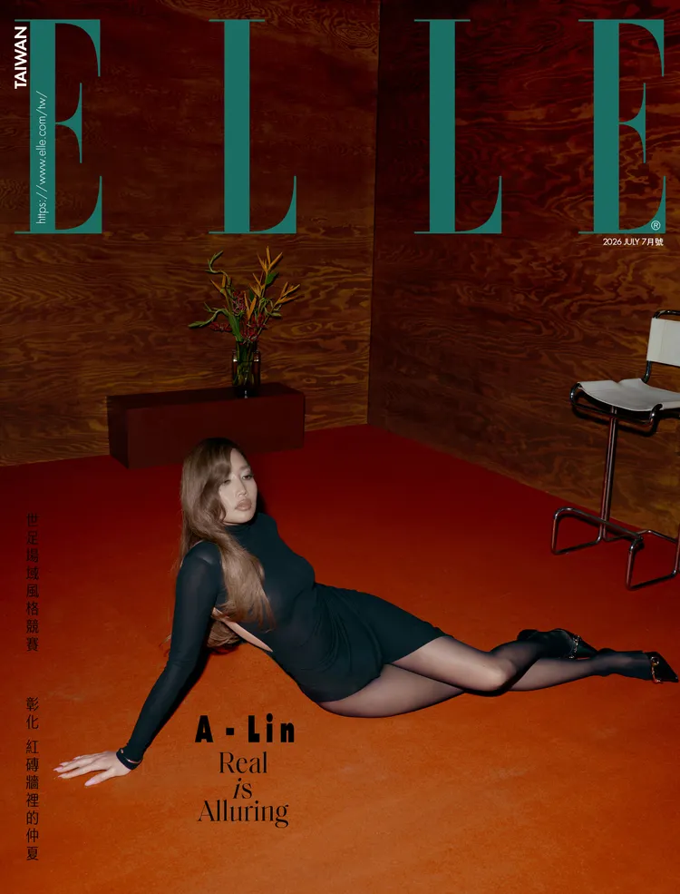 A-Lin拍攝《ELLE》封面。《ELLE》國際中文版提供