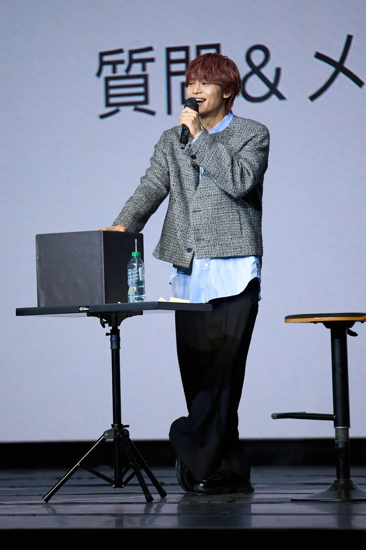 中間淳太分享私下生活習慣，自爆是酒鬼。大鴻藝術提供