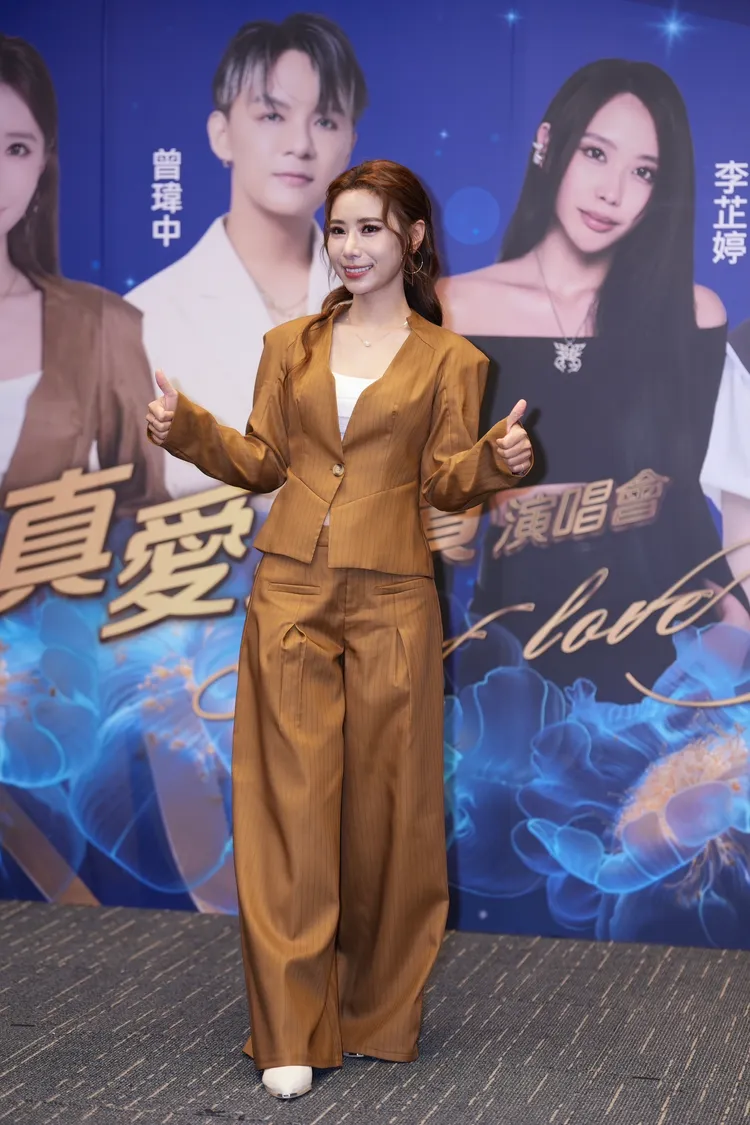 陳怡婷見A-Lin演出興奮宛如作夢。彭欣偉攝