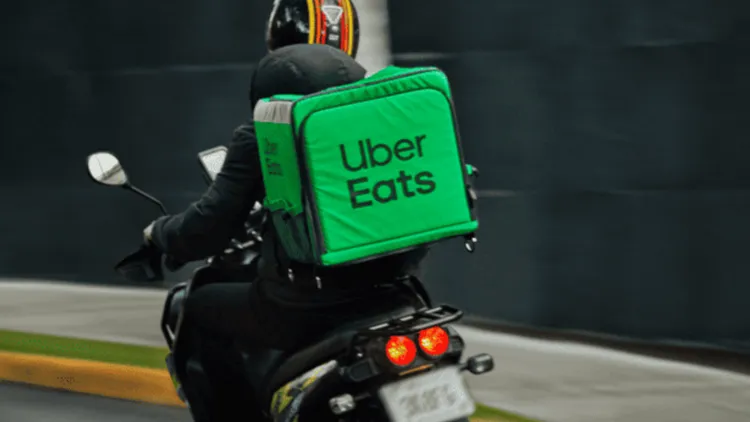 Uber Eats外送。資料照片