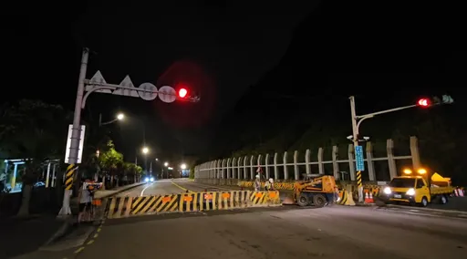 巴威颱風來勢洶洶！基隆北寧路、湖海路晚間預警性封閉