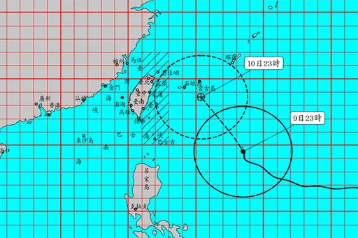 巴威減弱為中颱　預估暴風圈7/10深夜接觸台灣陸地