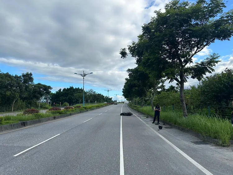 車禍事故地點。民眾提供