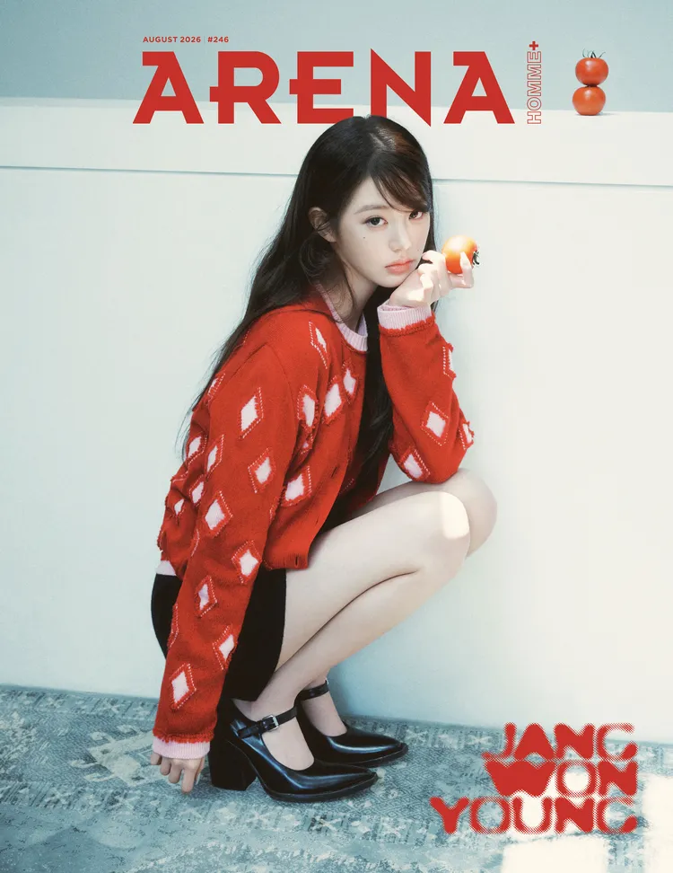 張員瑛替《Arena》拍攝封面大片。翻攝張員瑛IG