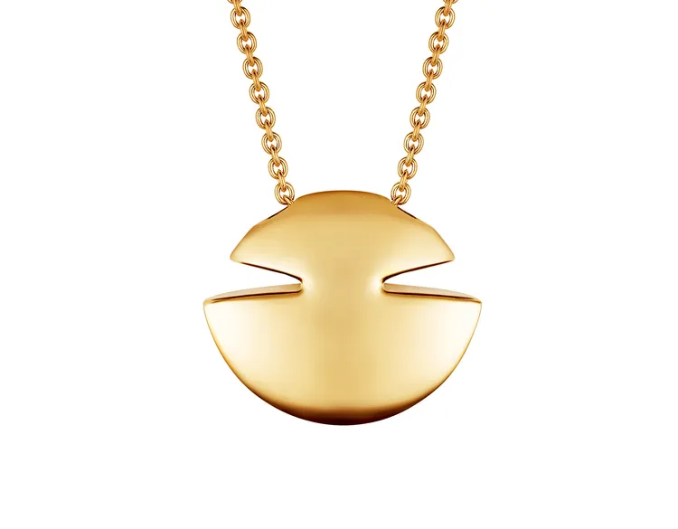 BVLGARI CABOCHON系列黃金項鍊。品牌提供