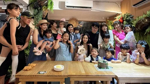 名經紀人小瑋為愛兒辦4歲生日派對　王思佳、崔佩儀攜娃同歡見證