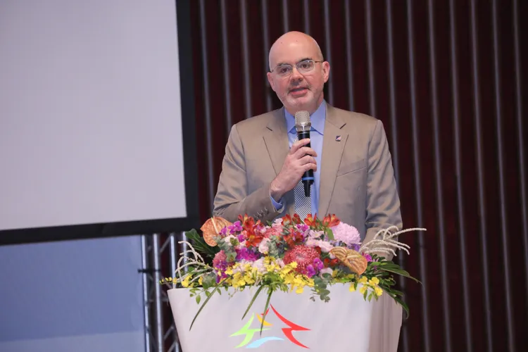 美國在台協會處長谷立言說，無人機有機會成為台灣下個世代的代表性產業。市府提供