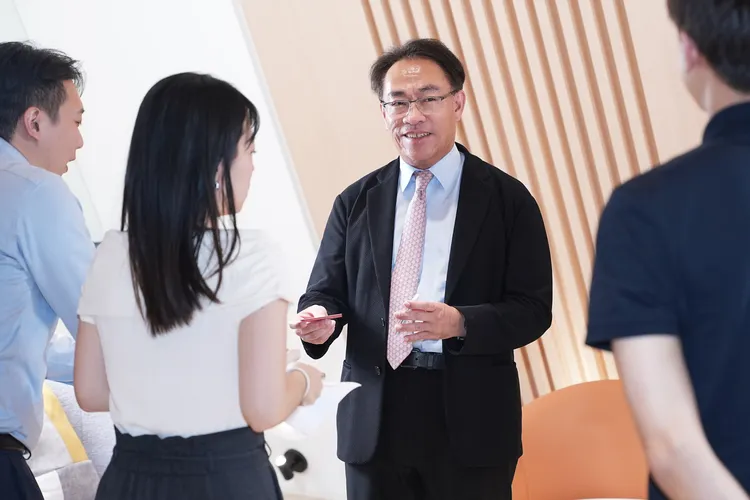 朝和生醫總裁張祐銘今舉辦媒體活動，用心介紹自家品牌如何佈局東南亞市場。彭欣偉攝