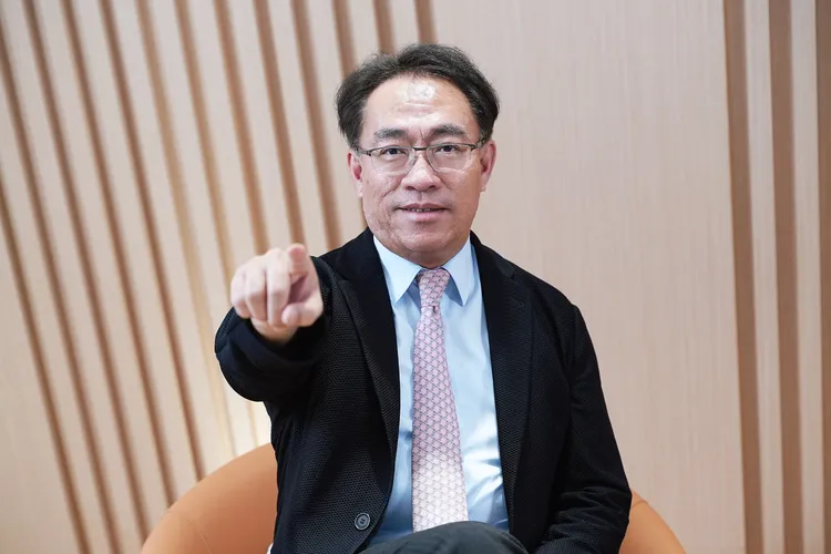 朝和生醫總裁張祐銘展現自信，將以大馬為「輻射點」，宣告未來將插旗東北亞、歐洲市場。彭欣偉攝