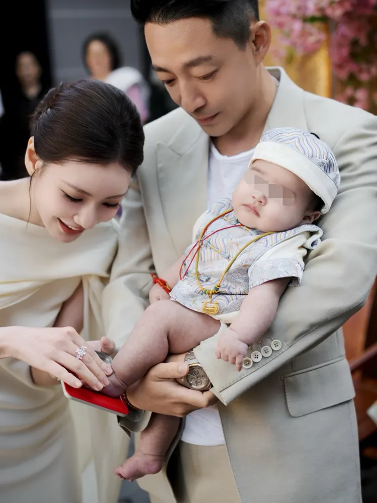 汪小菲和現任妻子馬筱梅生下兒子汪寶。翻攝馬筱梅IG