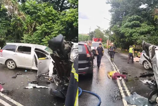 南投台16線嚴重車禍！休旅車擦撞失控衝對向　連環撞釀3死4傷